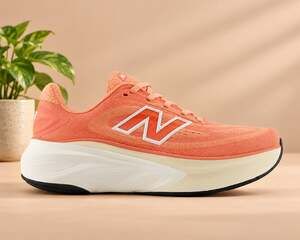 NW Defect New Balance Unisex Fresh Foam X More v6 Peach Nectar/Flare, 6.5M/ 8W